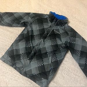 Columbia Black Grey Winter Ski Jacket Coat size S (8)